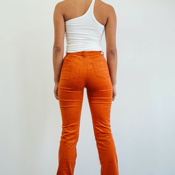 THELINEBYK MONA CORDUROY PANT RUST - Picture 4 of 5